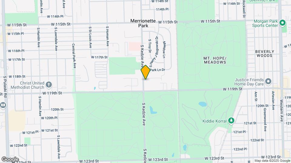 11801 S Kedzie Ave Map and Location Details
