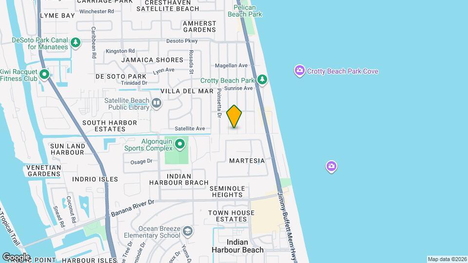 790 Palm Dr Map and Location Details