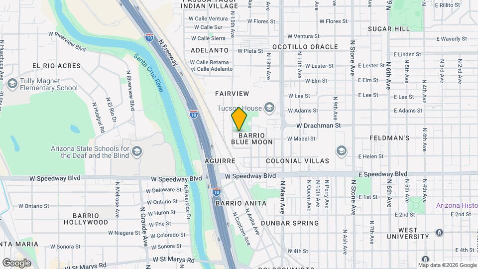 640 W Mabel St Map and Location Details