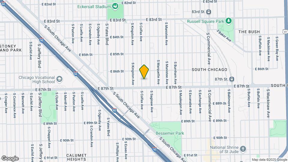 8635 S Colfax Ave-Unit -1 Map and Location Details