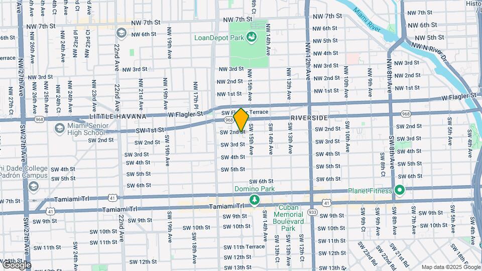 1544 SW 2nd St Map and Location Details
