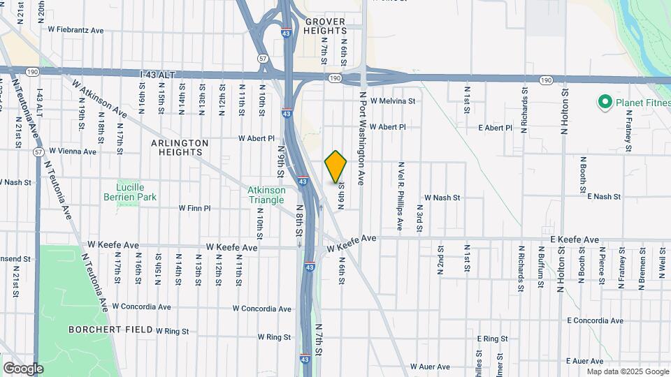 3715 N 6th St Map and Location Details