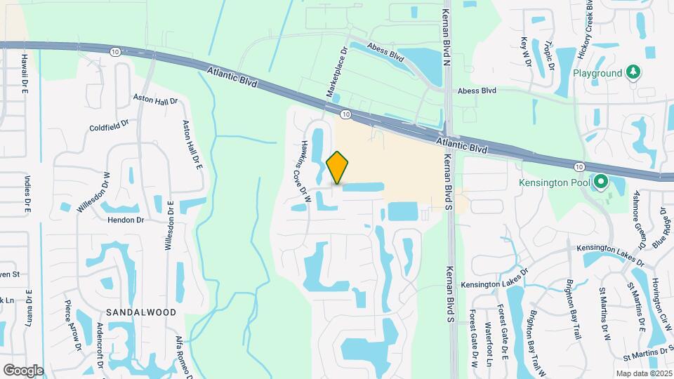 1751 Hawkins Cove Dr E Map and Location Details