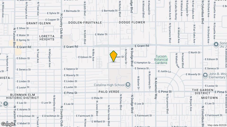3530 E Hampton St Map and Location Details