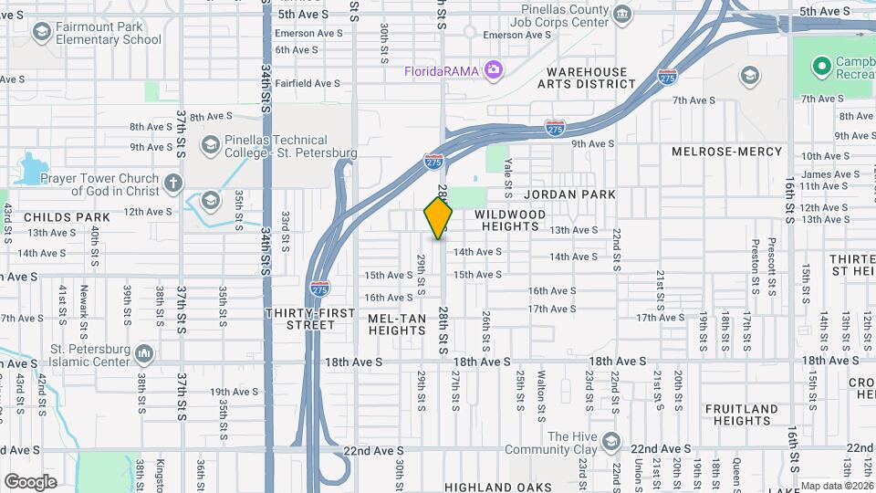 1339 28th St S Map and Location Details