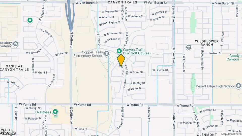 594 S 167th Dr Map and Location Details