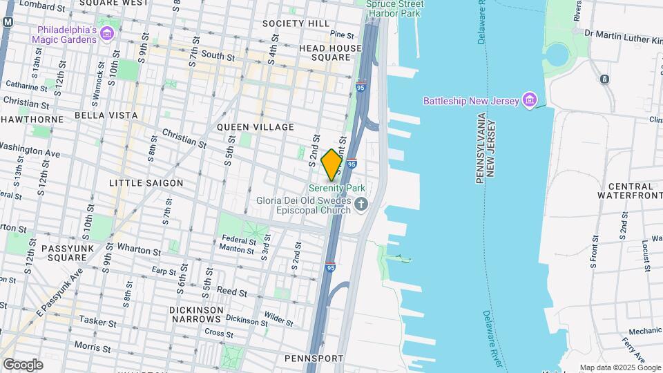 854 S Front St Map and Location Details