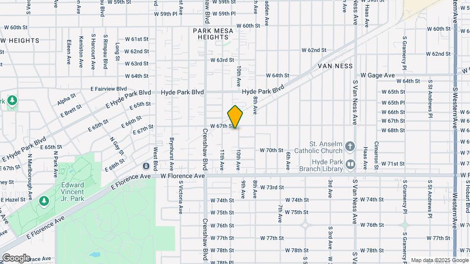 6715 10th Ave Map and Location Details