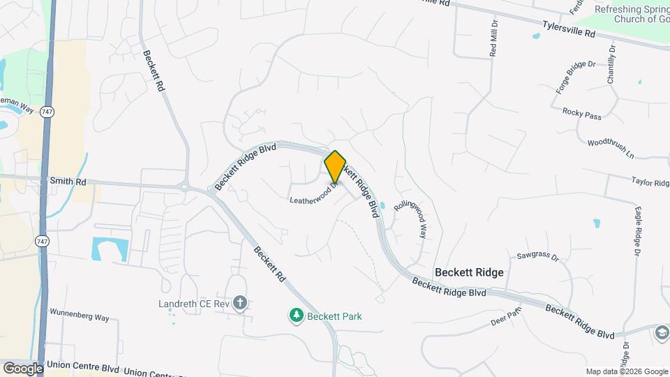 5397 Leatherwood Dr Map and Location Details