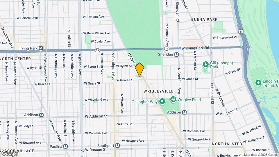 1222 W Grace St Map and Location Details
