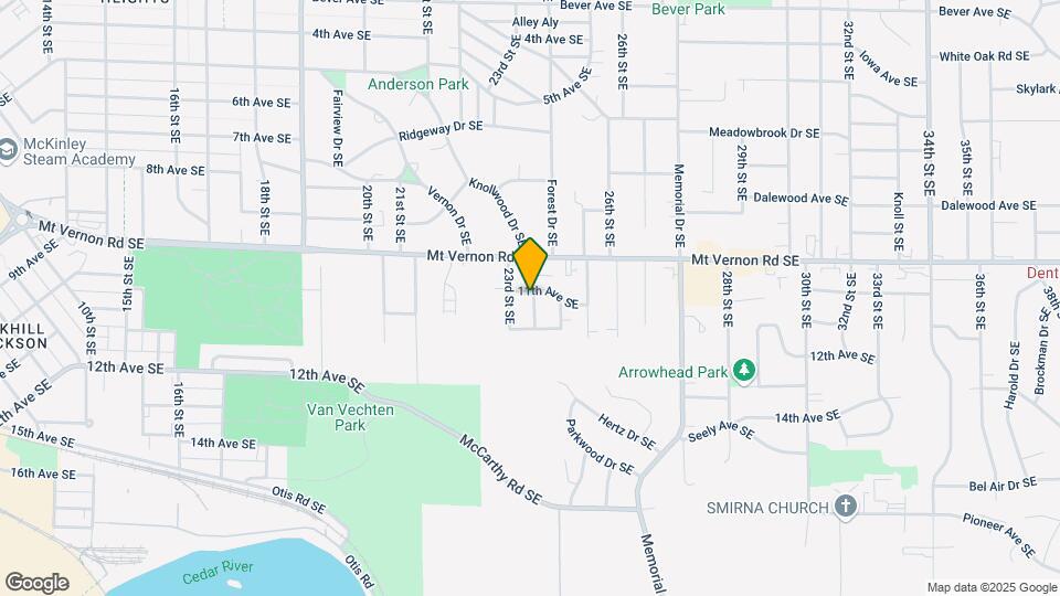 1101 24th St SE Map and Location Details