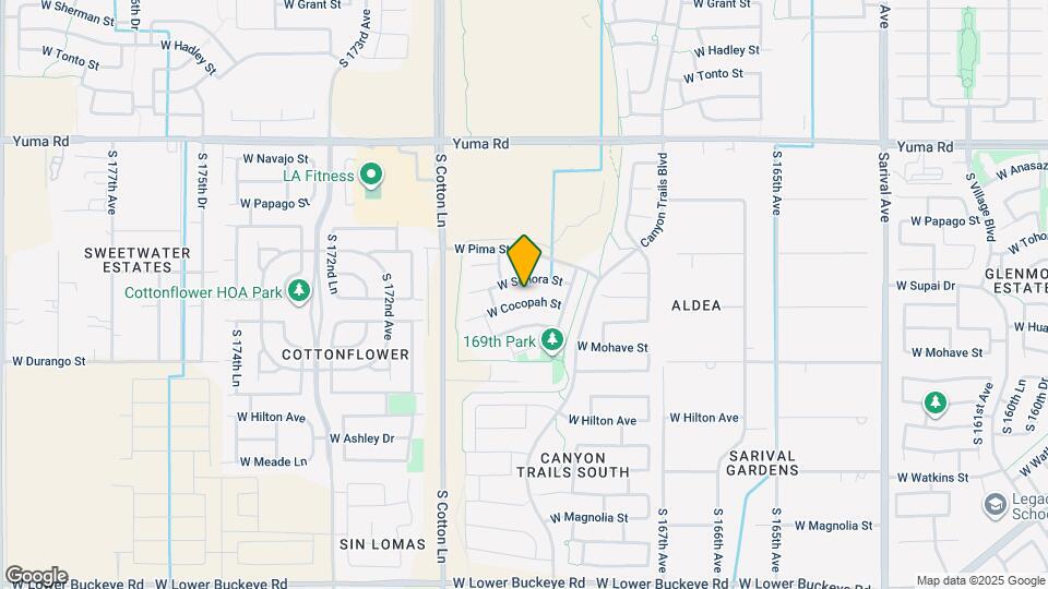 16964 W Cocopah St Map and Location Details