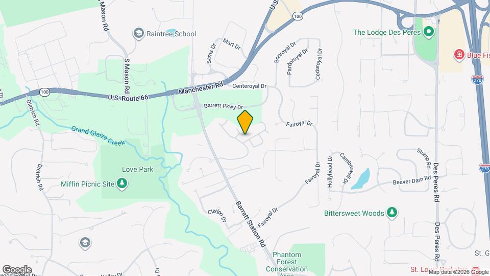13391 Hiddendale Ln Map and Location Details