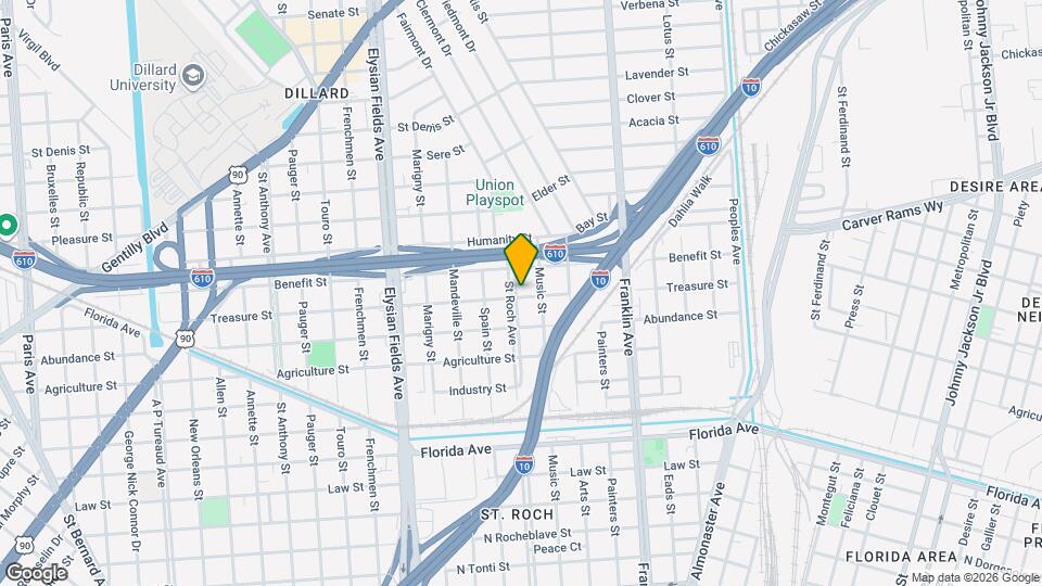 3101 St Roch Ave Map and Location Details