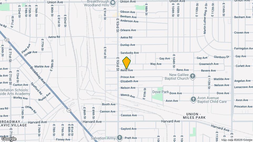 9410 Reno Ave Map and Location Details