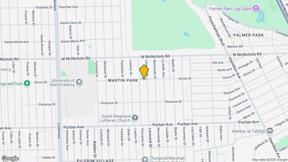 16661 Linwood St Mapa y Detalles de la Ubicación