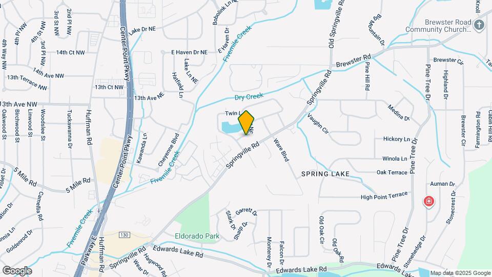 897 Twin Lake Dr NE Map and Location Details