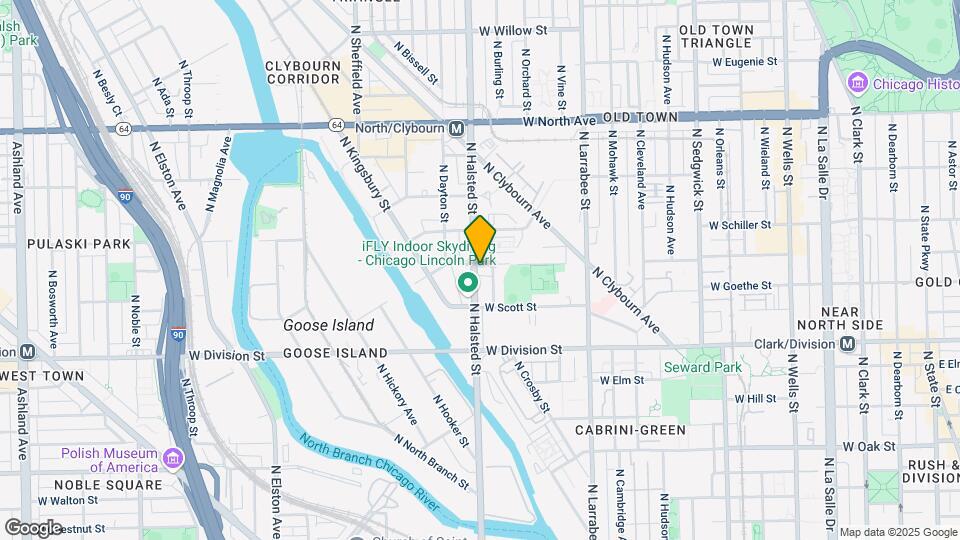 759 W Evergreen Ave Map and Location Details