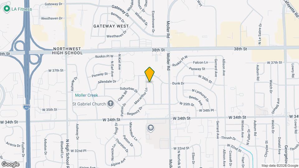 3608 Eisenhower Dr Map and Location Details