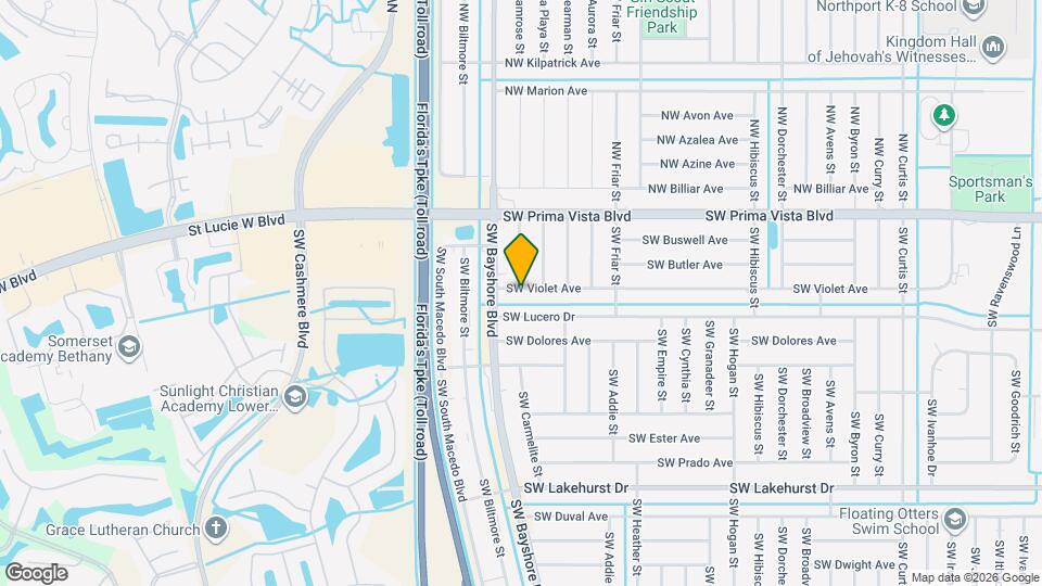 686 SW Violet Ave Mapa y Detalles de la Ubicación