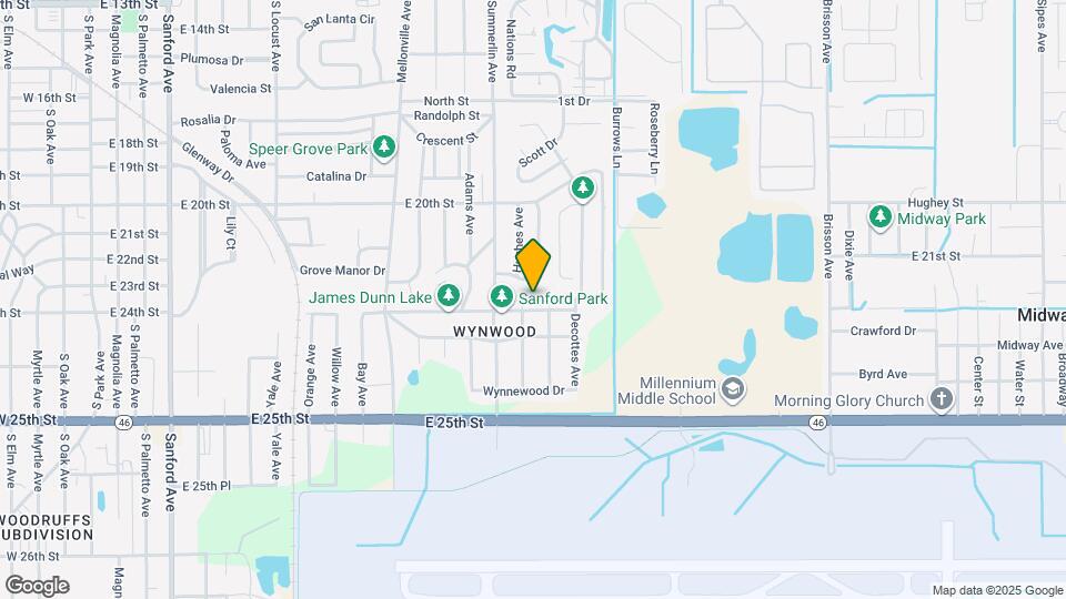 2395 Key Ave Map and Location Details