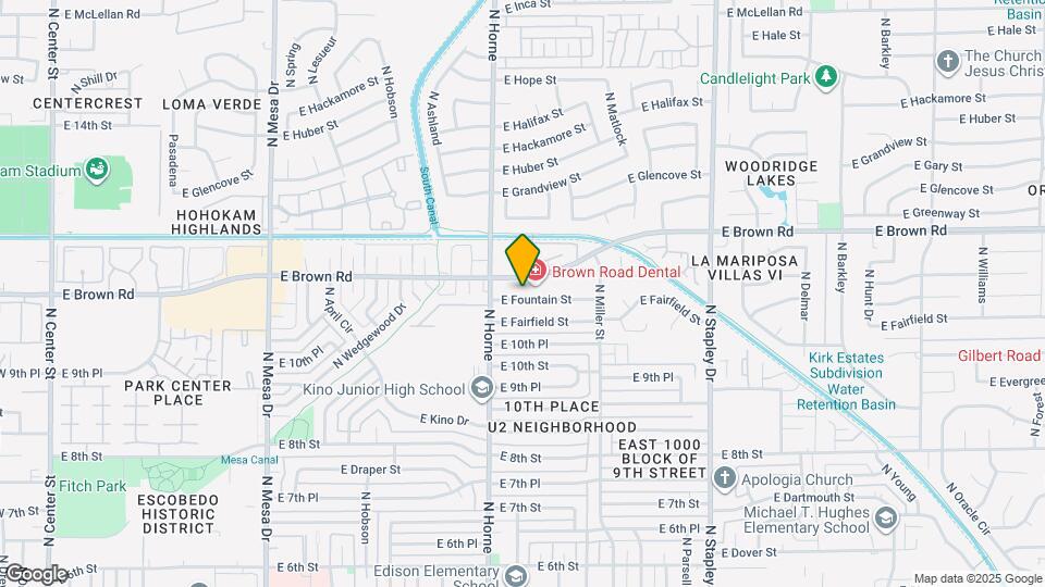 834 E Fountain St Map and Location Details