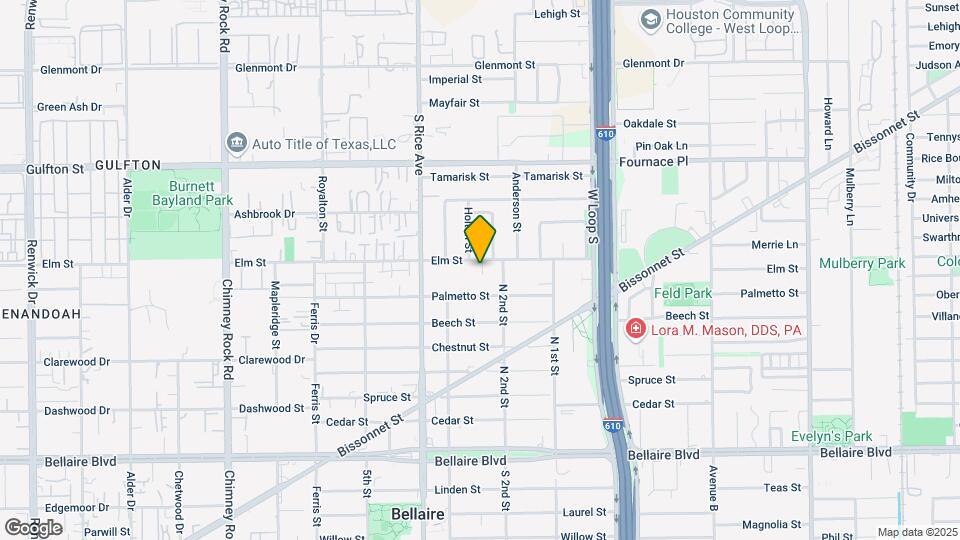 4909 Elm St Map and Location Details