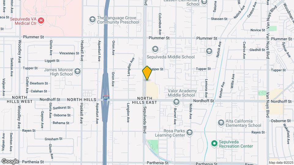 9204 Sepulveda Blvd, Unit 9 Map and Location Details