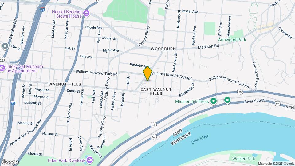 1415 Locust St, Unit #1 Map and Location Details