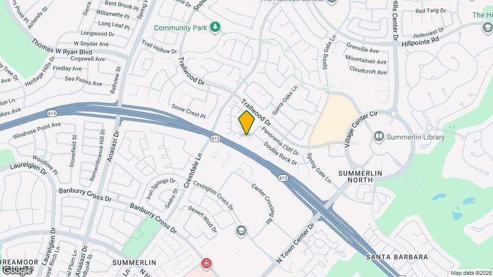 1813 Lyell Canyon Ln Map and Location Details