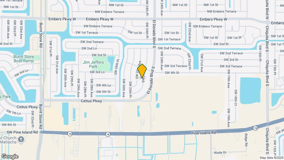 326 SW 24th Pl Map and Location Details