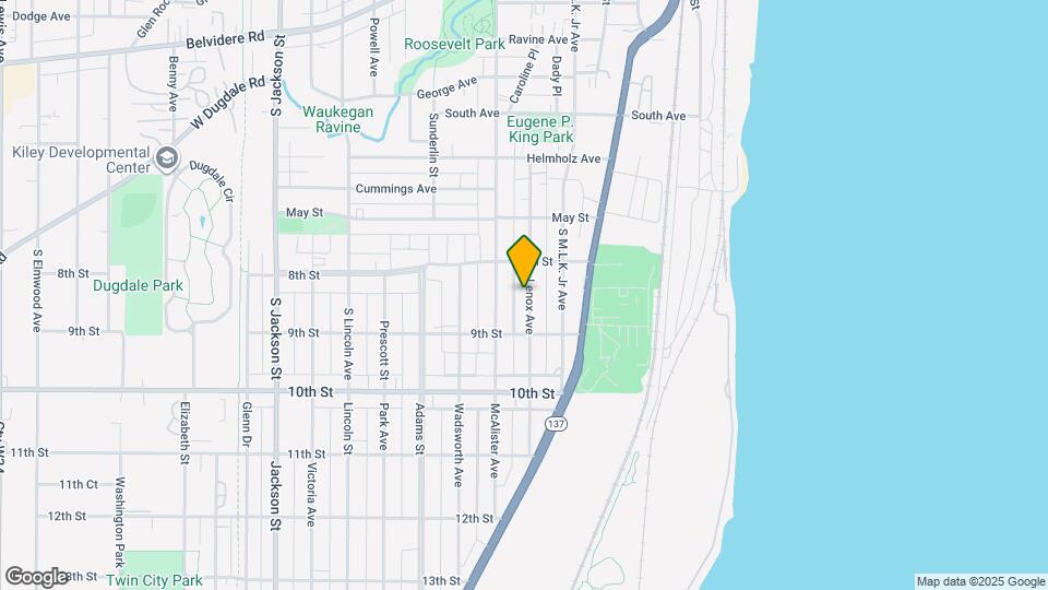 828 Lenox Ave Map and Location Details