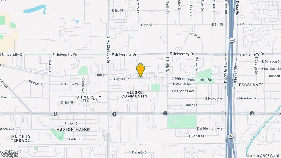 Hayden Lane North Apartments Mapa y Detalles de la Ubicación