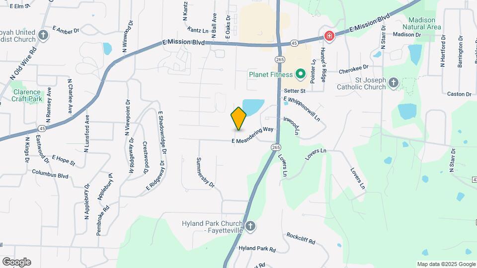 1508 N Arthurs Ct Map and Location Details