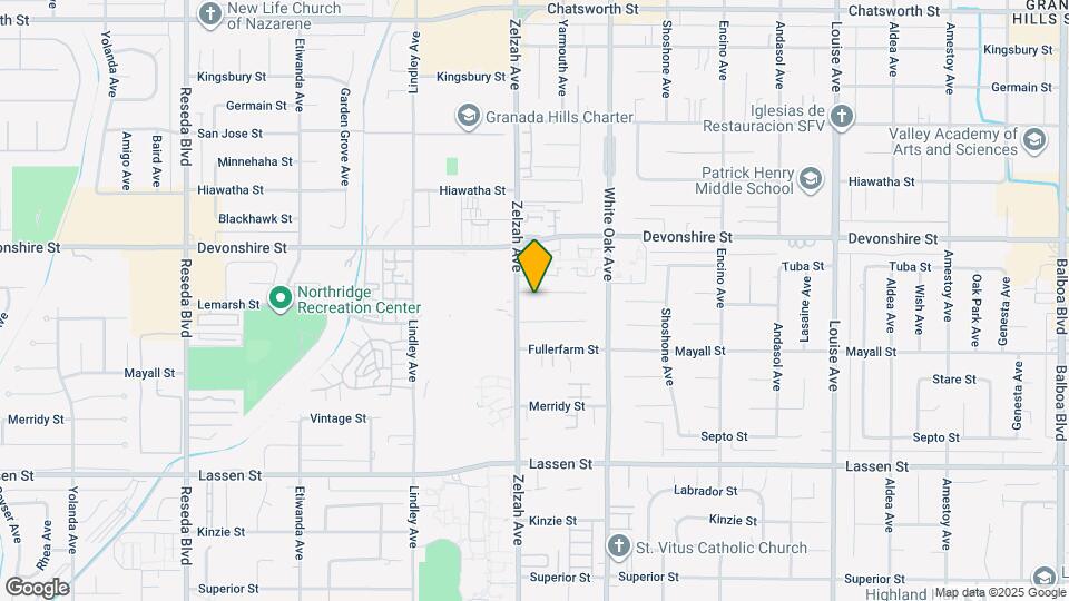 17832 Lemarsh St Map and Location Details