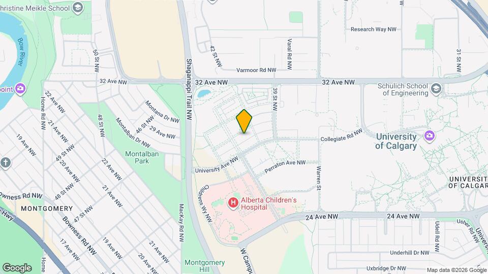 4118 University Av NW Map and Location Details