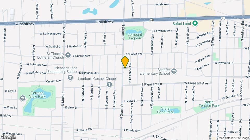 515 N Grace St Mapa y Detalles de la Ubicación