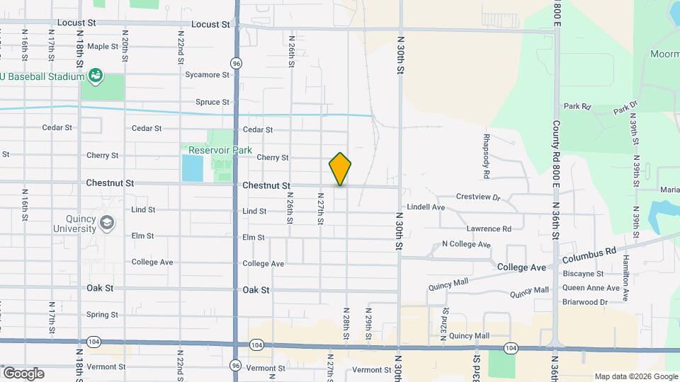 2728 Chestnut St Map and Location Details