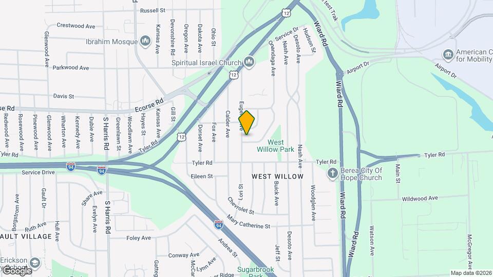 771 Eugene Ave Map and Location Details