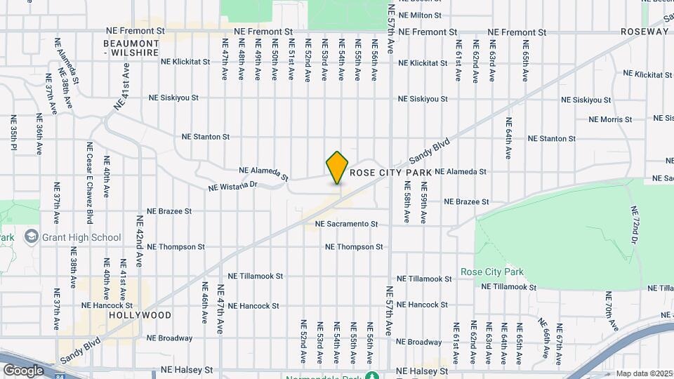 5333 NE Wistaria Dr Map and Location Details