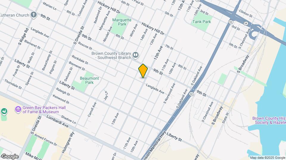 1342 12th Ave Map and Location Details