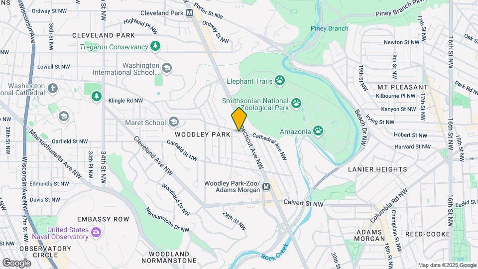 2608 Cathedral Ave NW Map and Location Details