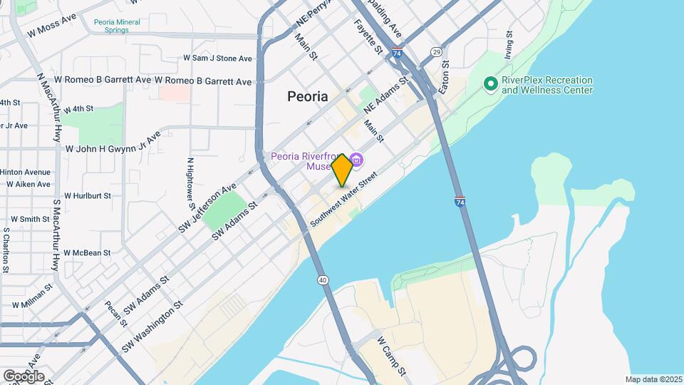 305 SW Water St Map and Location Details