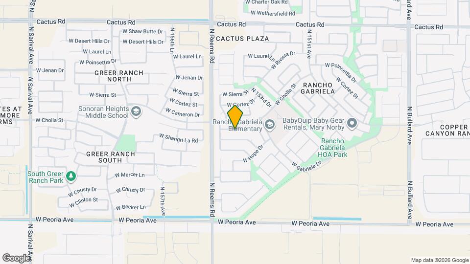 15451 W Yucatan Dr Map and Location Details