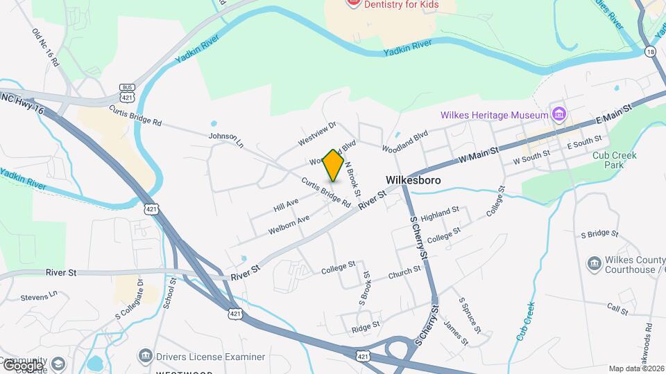 804 N Moravian St, Unit 3 Map and Location Details