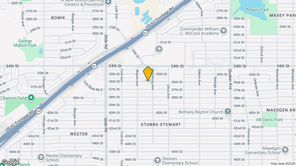 4907 36th St Map and Location Details