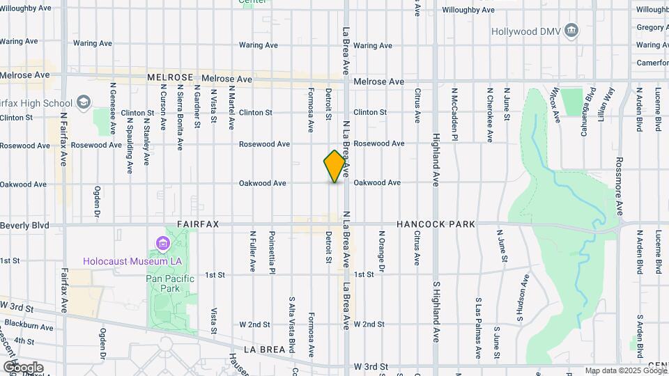 360 N Detroit St Map and Location Details