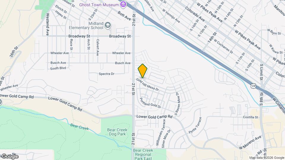1714 Gold Hill Mesa Dr Map and Location Details
