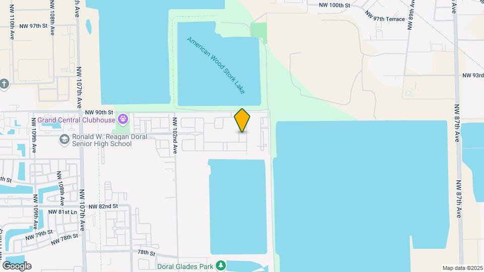 8781 NW 98th Ct Map and Location Details