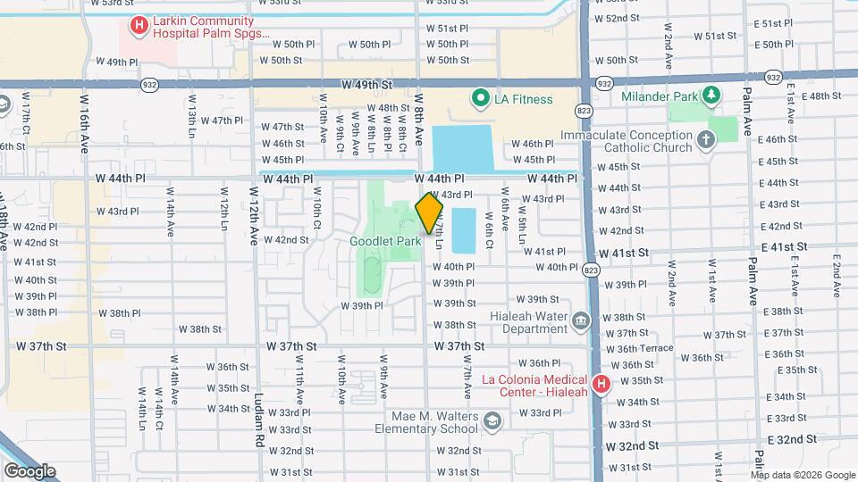 4147 W 8th Ave Map and Location Details